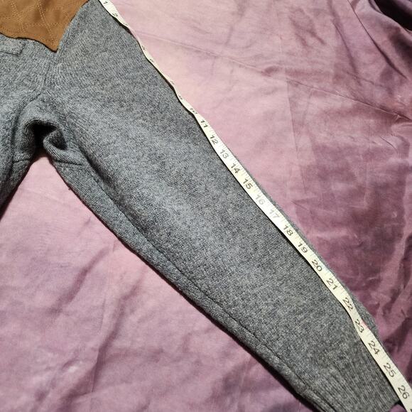 Duluth Trading men's windproof Shetland wool zip up jacket grey size medium - Picture 7 of 8